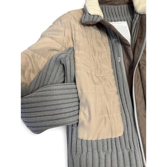 Undercover - Knitted  Padded Full Zip Sweater Jacket - Picture 4 of 9